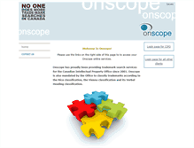 Tablet Screenshot of onscope.com